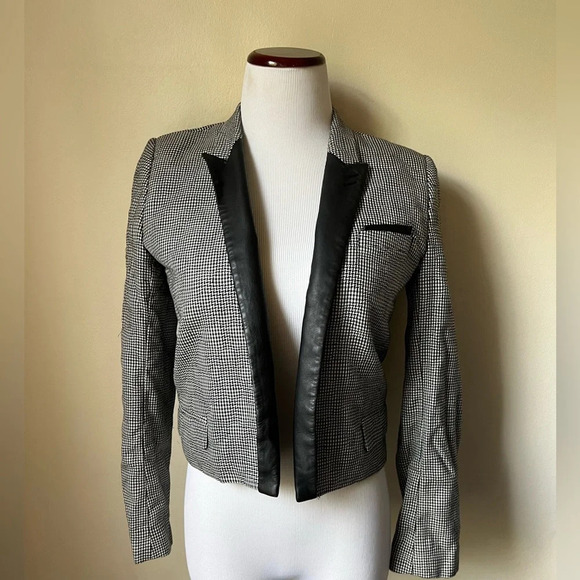 The Kooples Herringbone Blazer Jacket, size 36 - Picture 2 of 6
